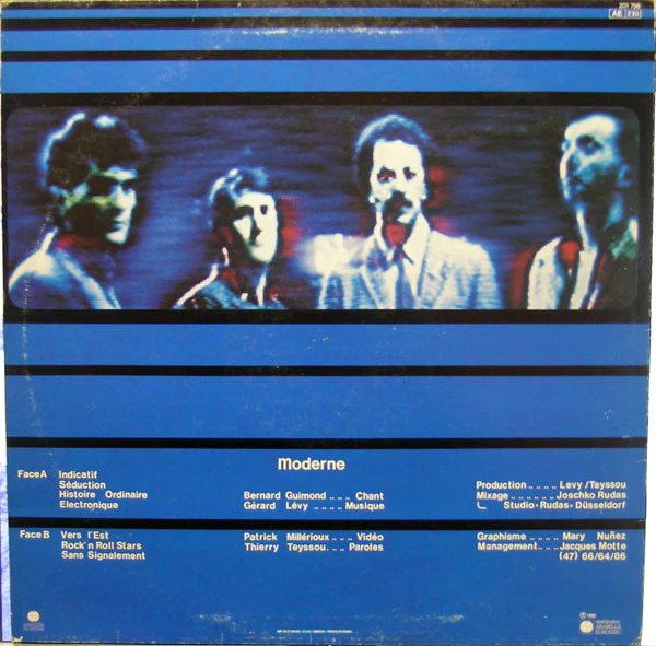 MODERNE, Moderne (Arabella; 201 756, France 1980, Picture Sleeve) LP G+/VG+ - Image 2
