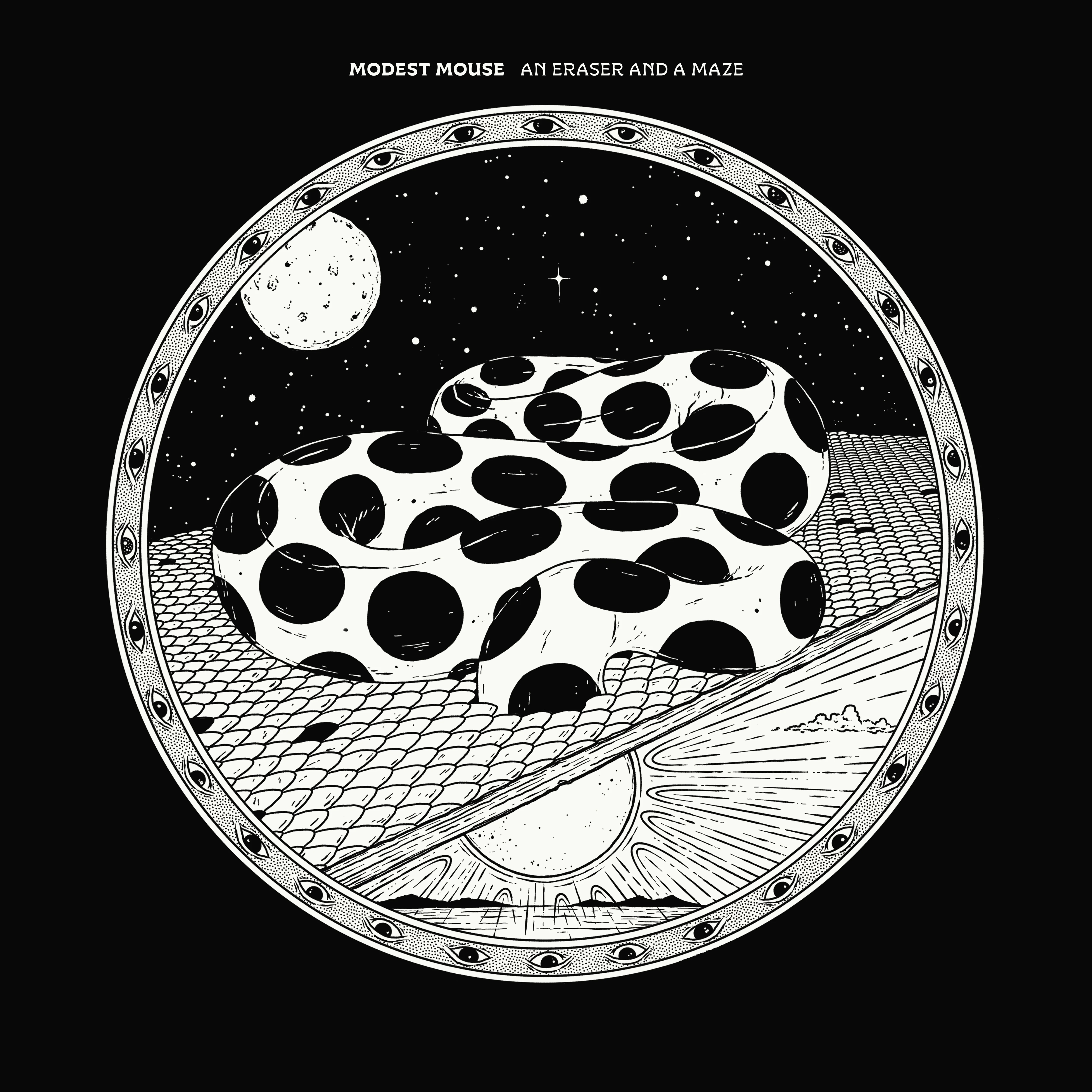 MODEST MOUSE, An Eraser and a Maze (Glacial Pace; GP025, Europe 2026, 180g EcoSonic Cosmic Black Vinyl with Lyric Sheet) 2xLP NEW/NEW - PRE-ORDER