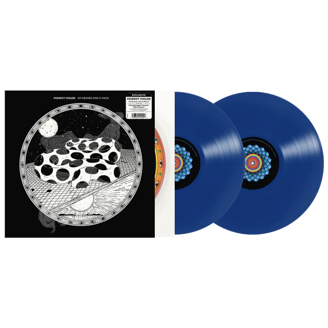 MODEST MOUSE, An Eraser and a Maze (Glacial Pace; 8704942006, Europe 2026, 180g EcoSonic Ocean Floor Vinyl with Lyric Sheet) 2xLP NEW/NEW - PRE-ORDER - Image 2