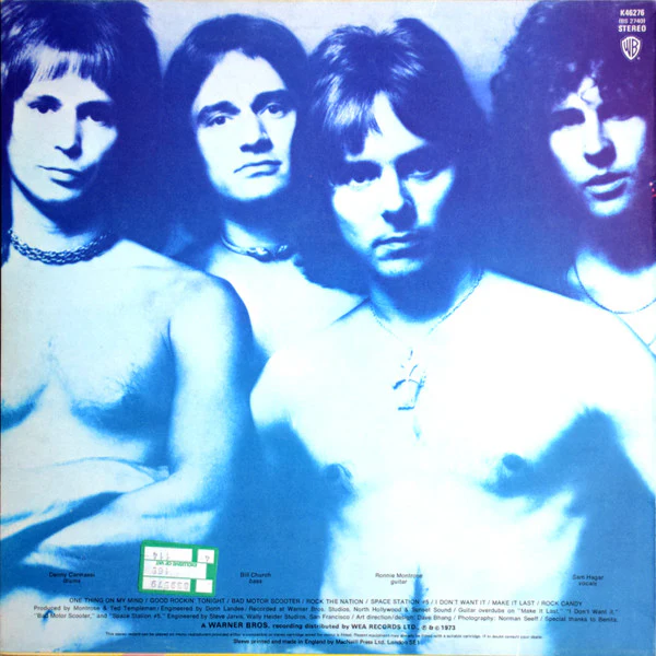 MONTROSE, Montrose (Warner Bros. Records Burbank Labels; K 46276, UK 1973, Tracklist Printed Lower on Labels) LP VG/VG - Image 2