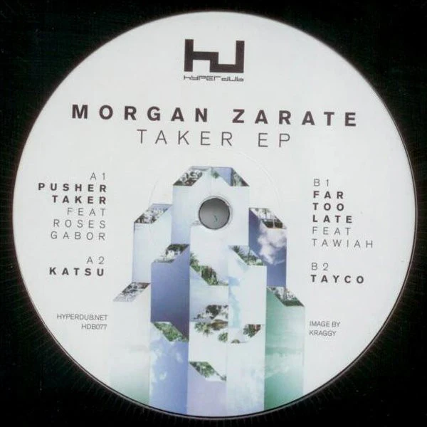 MORGAN ZARATE, Taker EP (Hyperdub ; HDB077, Europe 2013, Die Cut Company Sleeve), SALE - Up to 50% Off the Original Price 12" G+/VG