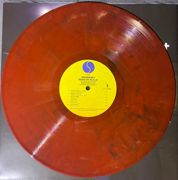 MORRISSEY, Make-Up Is A Lie (Warner Records; 93624829775, Europe 2026, Gatefold, Inner, Indies Exclusive Red Vinyl) LP NEW/NEW - Image 3