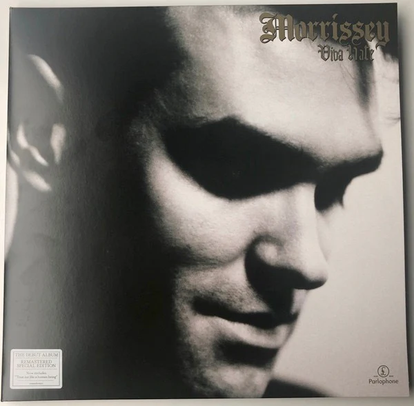 MORRISSEY, Viva Hate (Liberty; LBG 30357, Europe 2000s Reissue, Gatefold, Die Cut Company Inner, Sleeve with 3 Parlophone logos, No "Ordinary Boys") LP VG+/VG+