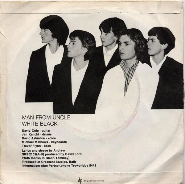 MOSKOW, Man From UNCLE / White Black (Not On Label; SRS 2103, UK 1978, Picture Sleeve) 7" VG+/VG+ - Image 2