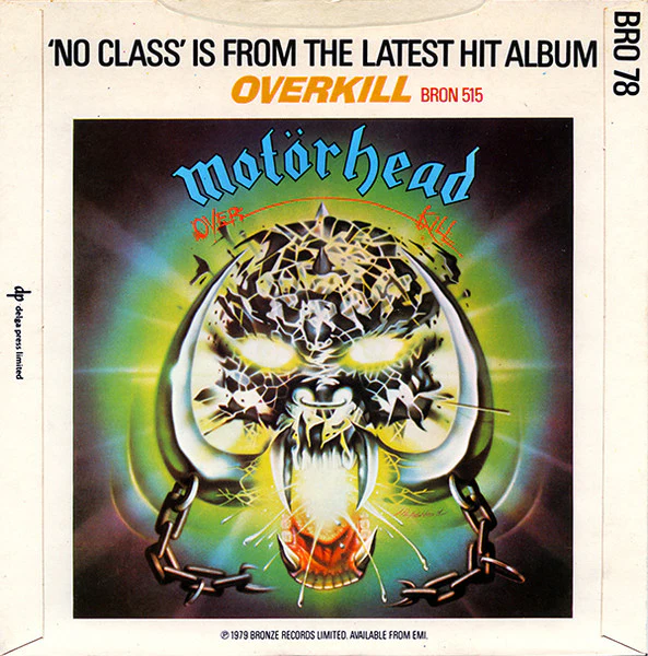 MOT RHEAD, No Class / Like A Nightmare (Bronze ; BRO 78, UK 1979, Picture Sleeve, Phil Taylor Sleeve) 7" G+/VG - Image 2