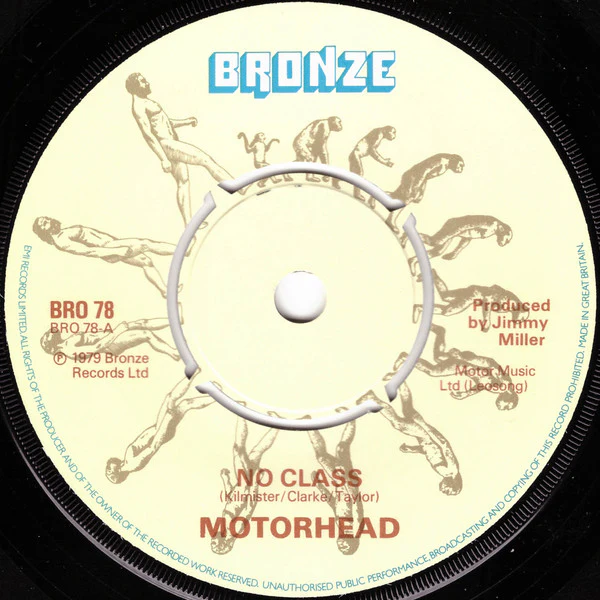 MOT RHEAD, No Class / Like A Nightmare (Bronze ; BRO 78, UK 1979, Picture Sleeve, Phil Taylor Sleeve) 7" G+/VG - Image 3