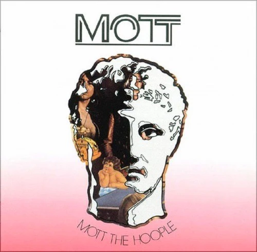 MOTT THE HOOPLE, Mott (CBS Orange ; 69038, UK 1973, Gatefold Die Cut with Acetate Print, Inner) LP VG/VG+