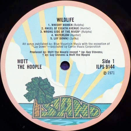 MOTT THE HOOPLE, Wildlife (Island Pink Rim; ILPS9144, UK 1971, Gatefold), SALE - Up to 50% Off the Original Price  LP VG+/VG - Image 3
