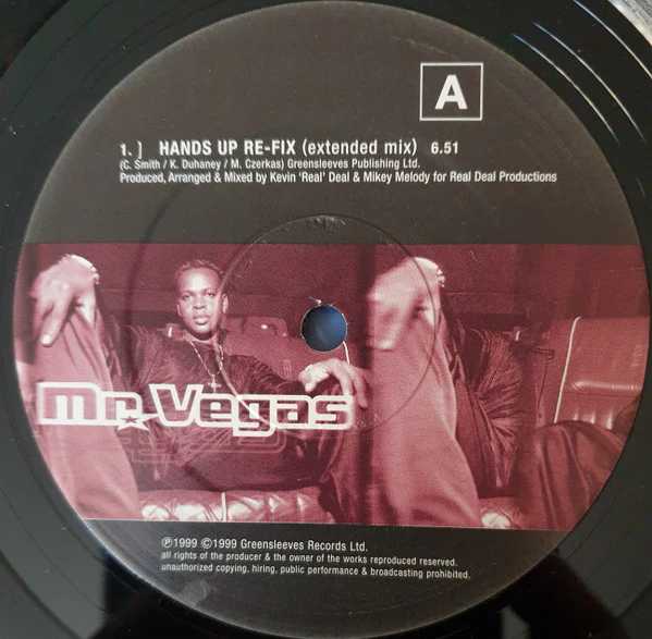 MR. VEGAS, Heads High (Greensleeves Records; GRED 785, UK 1999, Picture Sleeve) 12" G+/VG - Image 3