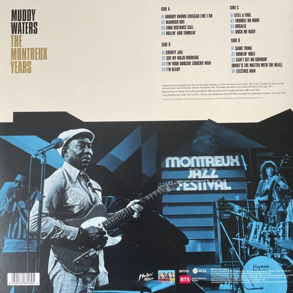 MUDDY WATERS, The Montreux Years (BMG ; BMGCAT519DLP, Europe 2021, Gatefold, 2 Inners, 180 Gram Vinyl) 2xLP VG+/VG+ - Image 2