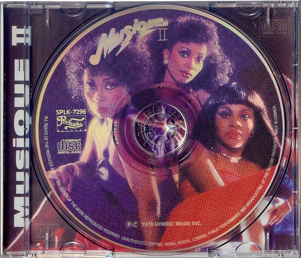MUSIQUE II, Musique II (Unidisc; SPLK-7296, Canada 2000s) CD VG+/VG+ - Image 3