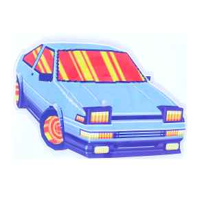 MYRONE, Drift Stage (Ghost Ramp; GR019, US 2016, Clear Plastic Sleeve, Insert, Car Shaped Picture Disc, Ltd to 500) LP VG+/VG+ - Image 3