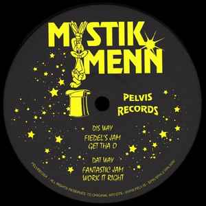 MYSTIK MENN, Mystik Menn (Pelvis Records; PELVREC004, Australia 2017) 12" EP /EX - Image 2