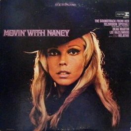 NANCY SINATRA, Movin' with Nancy (Reprise Blue & Yellow Riverboat; RSLP6277, UK 1967, Laminated Flipback Sleeve, Stereo) LP VG/VG+