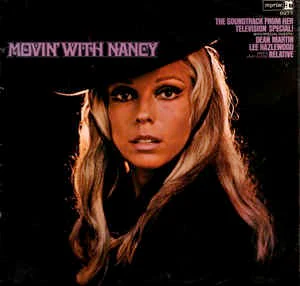NANCY SINATRA, Movin' with Nancy (Reprise Blue & Yellow Riverboat; RLP6277, UK 1968, Laminated Flipback Sleeve, Mono) LP VG/VG
