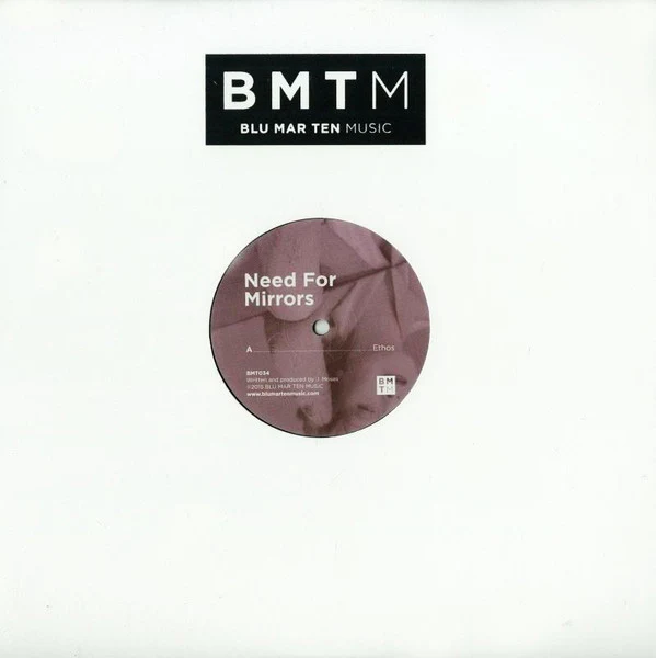 NEED FOR MIRRORS, Ethos / Self Portrait (Blu Mar Ten Music; BMT034, UK & Europe 2015, Company Sleeve) 12" VG/VG+ - Image 2