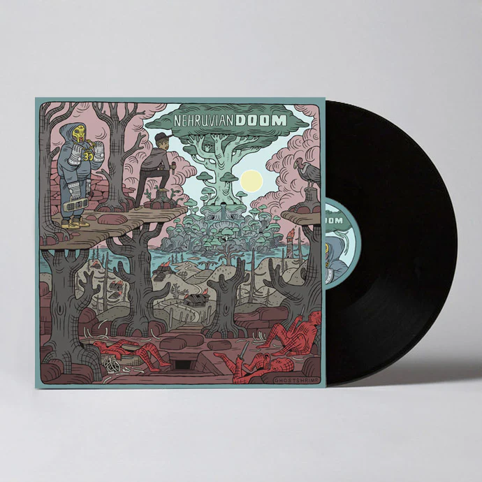 NEHRUVIANDOOM (MF DOOM & BISHOP NEHRU), Nehruviandoom (Lex Records; LEX099LP, Europe 2026 Reissue, Inner, Black Vinyl) LP NEW/NEW - Image 2