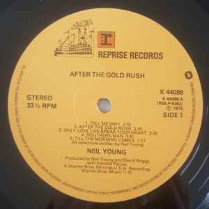 NEIL YOUNG, After The Gold Rush (Reprise Tan WB Logo; K44088, UK 1970s Reissue, Gatefold, Insert, WEA Pressing) LP VG/VG - Image 3