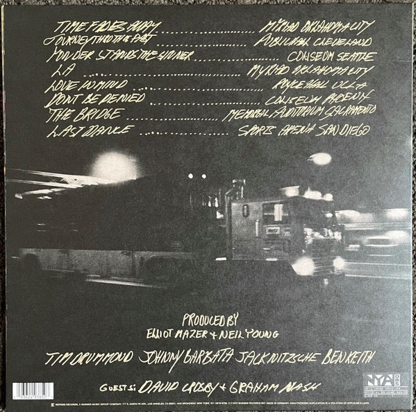 NEIL YOUNG, Time Fades Away (Reprise Records; 093624938507, Europe 2000s Reissue, Poster) LP VG+/VG+ - Image 2