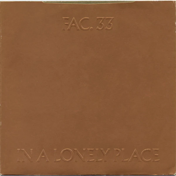 NEW ORDER, Ceremony / In a Lonely Place (Factory; FAC 33, UK 1981, Embossed Metallic Sleeve, Lyntone Pressing) 7" VG/G+ - Image 2