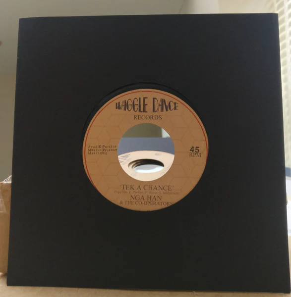 NGA HAN & THE CO-OPERATORS, Tek A Chance (Waggle Dance Records; WDR07, UK 2021) 7" /EX
