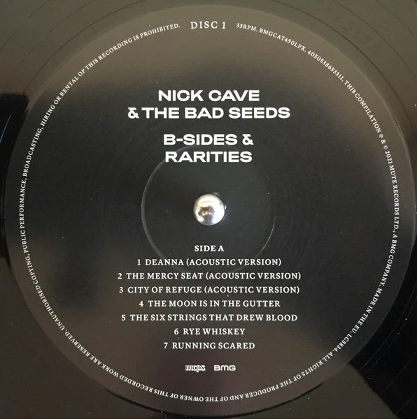NICK CAVE AND THE BAD SEEDS, B-Sides & Rarities (Parts I & II) (BMG ; BMGCAT450LPX, UK & Europe 2021, Box Set, Booklet) 7xLP VG+/VG+ - Image 3