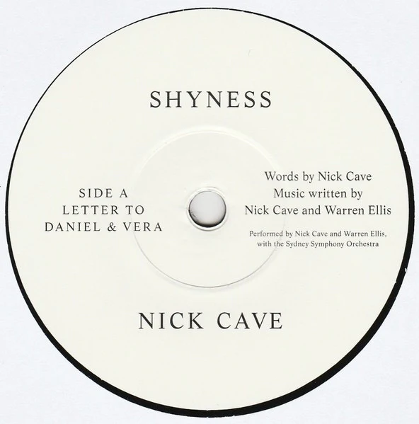 NICK CAVE, Shyness (Cave Things; CAVETHINGS006, UK 2021, Picture Sleeve, Limited Edition) 7" VG+/VG - Image 3