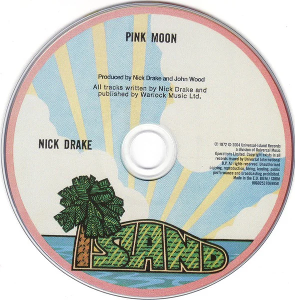 NICK DRAKE, Pink Moon (Island Records; 00602537069958, Europe 2004 Reissue, Digisleeve, Remastered) CD NEW/NEW - Image 3