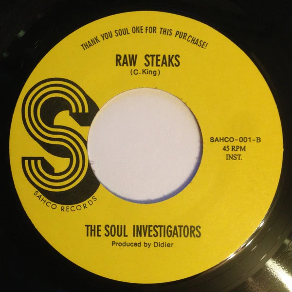 NICOLE WILLIS & THE SOUL INVESTIGATORS WITH JIMMY TENOR, You Better Change / Raw Steaks (Sahco Records; SAHCO-001, Finland 2003) 7" /EX - Image 2