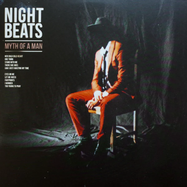 NIGHT BEATS, Myth Of A Man (Heavenly ; HVNLP154C, USA & Europe 2019, Pasteback Sleeve, Inner, Red Vinyl) LP VG+/VG+