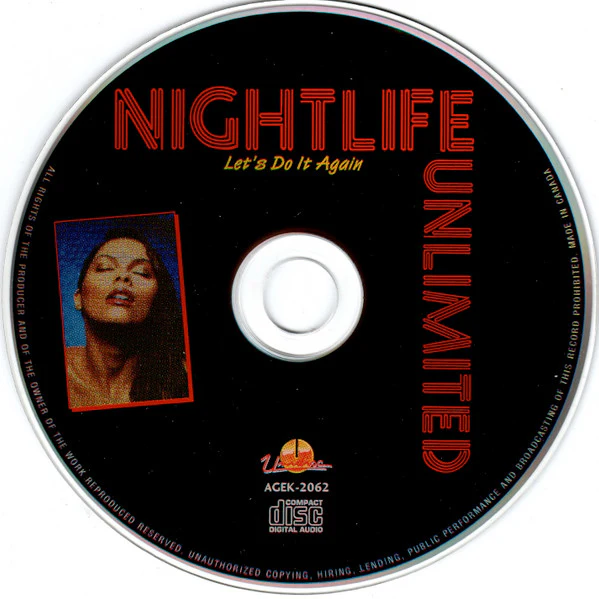 NIGHTLIFE UNLIMITED, Let's Do It Again (Unidisc; AGEK-2062, Canada 1997) CD VG+/VG+ - Image 3