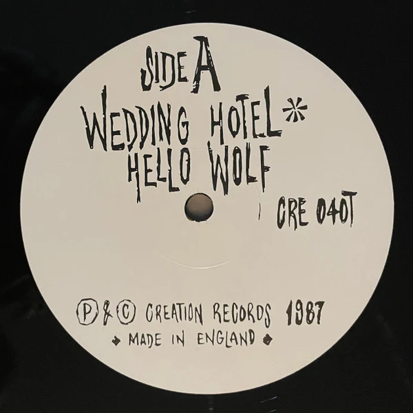 NIKKI SUDDEN AND ROWLAND S. HOWARD, Wedding Hotel (Creation Records; CRE 040T, UK 1987, Picture Sleeve) 12" VG+/VG+ - Image 3