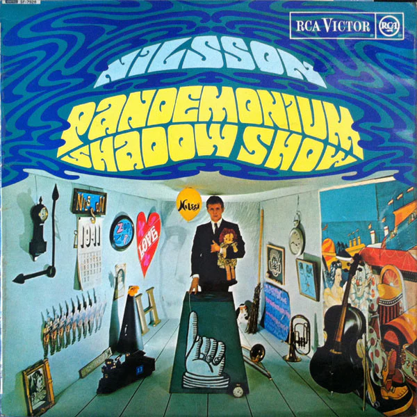 NILSSON, Pandemonium Shadow Show (RCA Victor Orange; SF-7928, UK 1968 Reissue, Laminated Front Sleeve) LP VG+/VG
