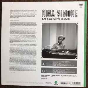 NINA SIMONE, Little Girl Blue (WaxTime In Color; 950629, Europe 2018 Reissue, Green Vinyl) LP NEW/NEW - Image 2