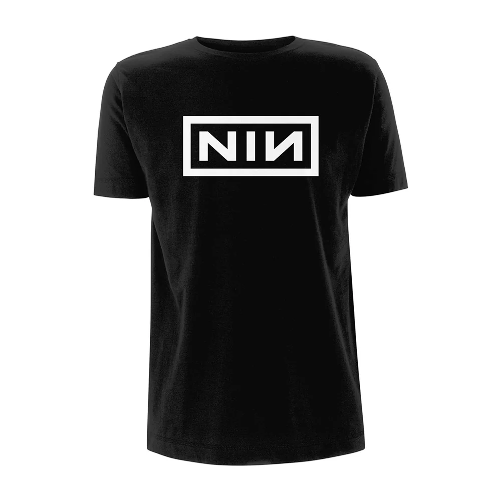 NINE INCH NAILS, Classic White Logo T-Shirt (Black) XL (, UK ) Accessories NEW/NEW