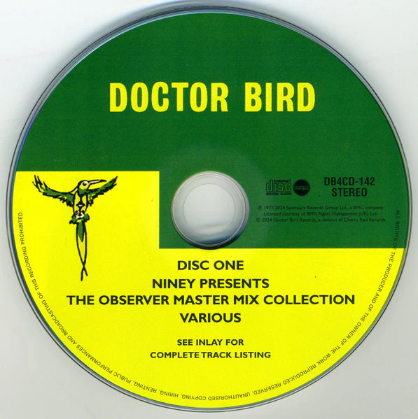 NINEY THE OBSERVER, The Observer Master Mix Collection (Doctor Bird; DB4CD142, UK 2024, Box Set, 4 Inners, Booklet) 4xCD VG+/VG+ - Image 3