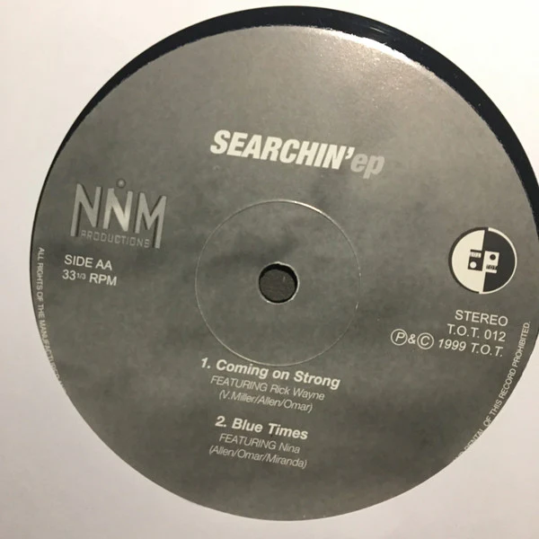 NNM PRODUCTIONS, Searchin' EP (T.O.T. Records; T.O.T. 012, UK 1999, Picture Sleeve) 12" VG/VG - Image 3
