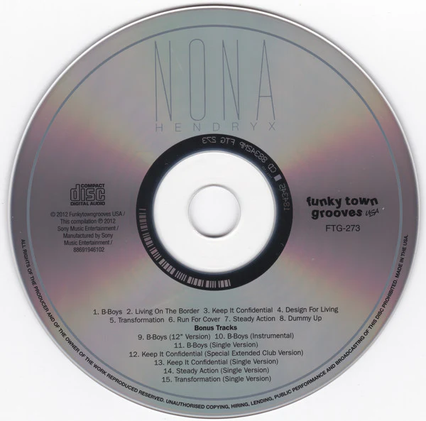 NONA HENDRYX, Nona (Funkytowngrooves; FTG-273, US ) CD VG+/VG+ - Image 3
