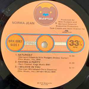 NORMA JEAN, Norma Jean (Bearsville; BRK 6983, US 1978) LP VG/VG - Image 2