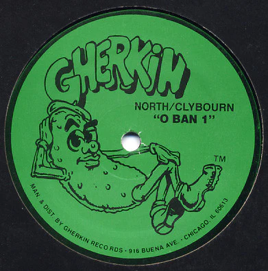 NORTH / CLYBOURN, O Ban 1 (Gherkin Records; GKE1057, US 1989) 12" /VG+ - Image 2