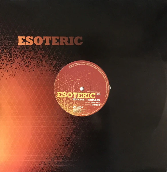 NUCLEUS + PARADOX*, Arcane / Orphic (Esoteric; ESO005, UK 2005, Die Cut Company Sleeve) 12" VG+/VG+