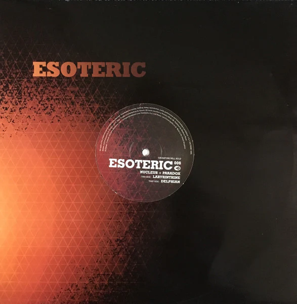 NUCLEUS + PARADOX*, Labyrinthine / Delphian (Esoteric; ESO006, UK 2005, Die Cut Company Sleeve) 12" VG/VG+