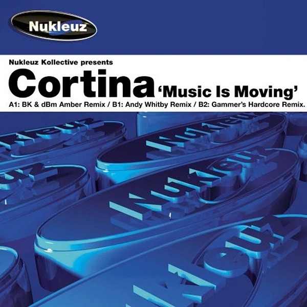 NUKLEUZ KOLLECTIVE PRESENTS CORTINA, Music Is Moving (Nukleuz; 0686PNUK, UK 2005, Picture Sleeve) 12" VG/VG