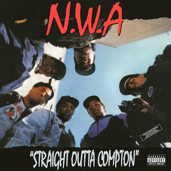 N.W.A, Straight Outta Compton (Ruthless Records; 0600753469958, Europe 2018 Reissue, 180 Gram Vinyl) LP VG+/VG+