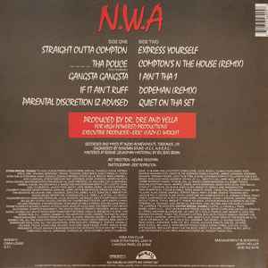 N.W.A, Straight Outta Compton (Ruthless Records; 0600753469958, Europe 2018 Reissue, 180 Gram Vinyl) LP VG+/VG+ - Image 2