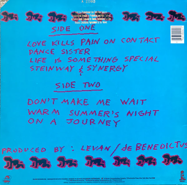 N.Y.C. PEECH BOYS*, Life Is Something Special (Island Records ; 90094-1, US 1983) LP /VG - Image 2