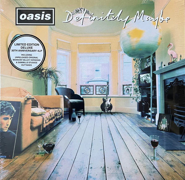 OASIS, Definitely Maybe (Big Brother; RKIDLP125X, Worldwide 2024 Reissue, Box Set, Inner Box and 4 Inners, 30th Anniversary Limited Edition) 4xLP EX/EX