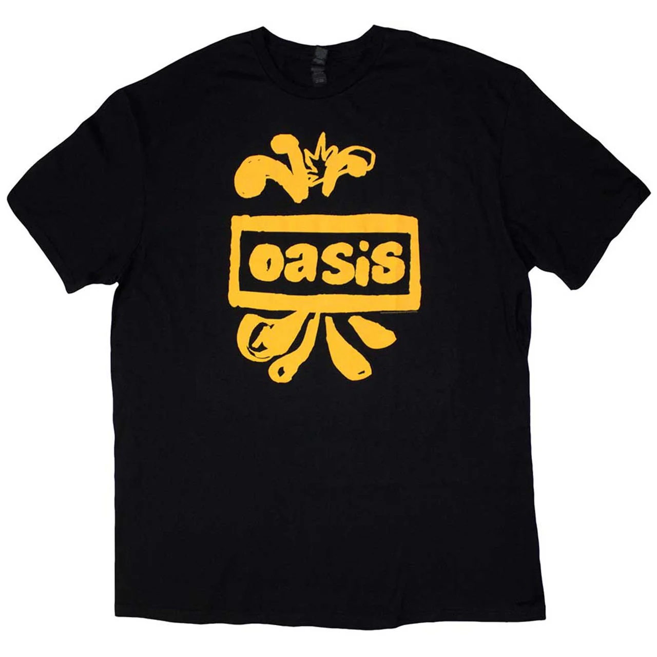 OASIS, Drawn Logo (Yellow/Black) T-Shirt XL (, Europe ) Accessories NEW/NEW