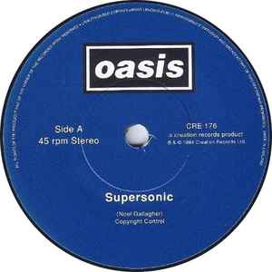 OASIS, Supersonic / Take Me Away (Creation Records; CRE 176, UK 1994, Picture Sleeve) 7" VG/VG+ - Image 3