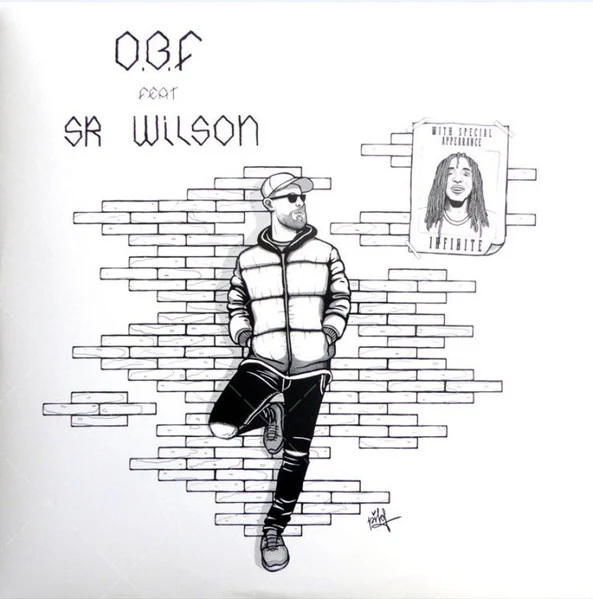 O.B.F. FEAT SR. WILSON AND INFINITE, Rub A Dub Mood / City Danger (O.B.F. Records; OBFREC1208, France 2017, Picture Sleeve) 12" VG/G+